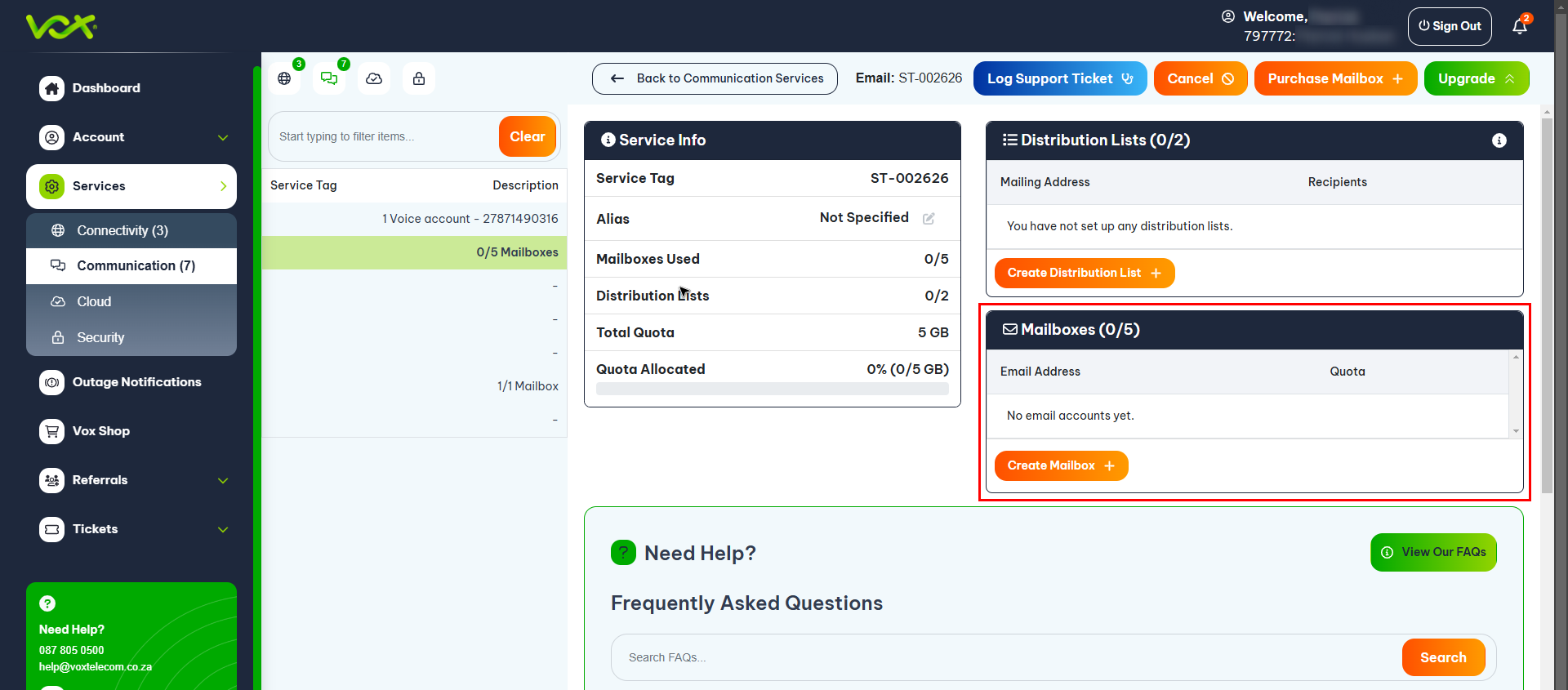 Create | Vox | How to Manage your Email Account
