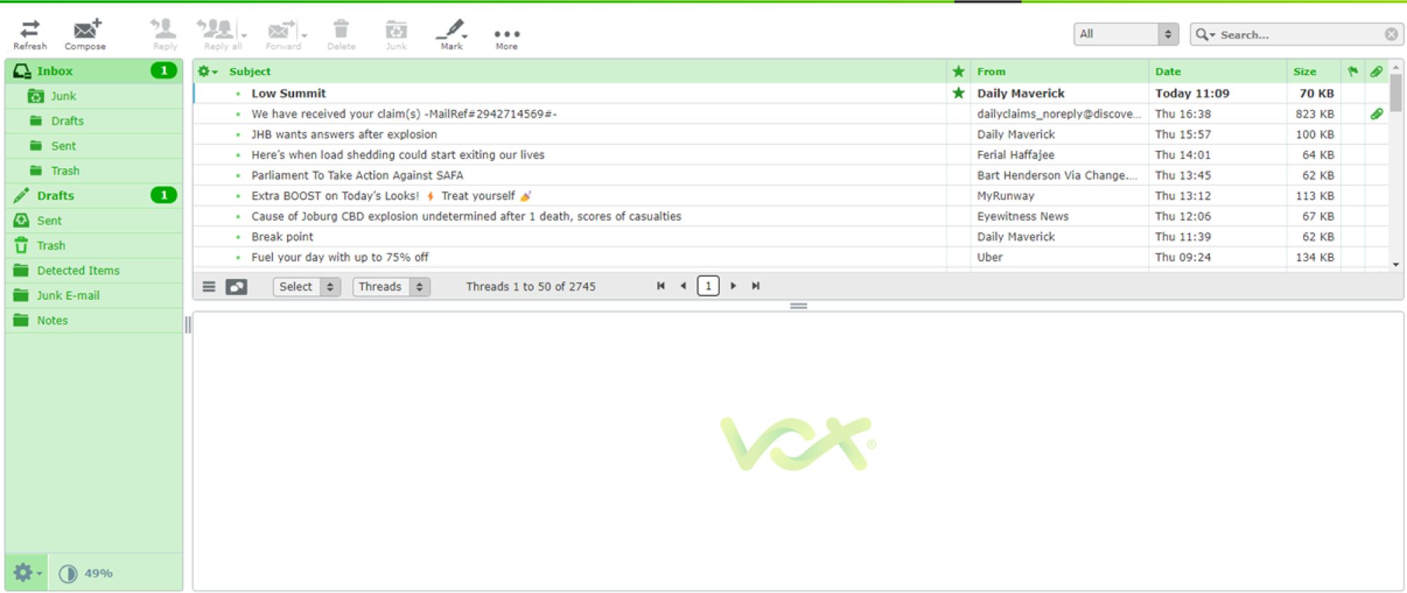 Help Centre Content 3 | Vox | How to Access Vox Webmail