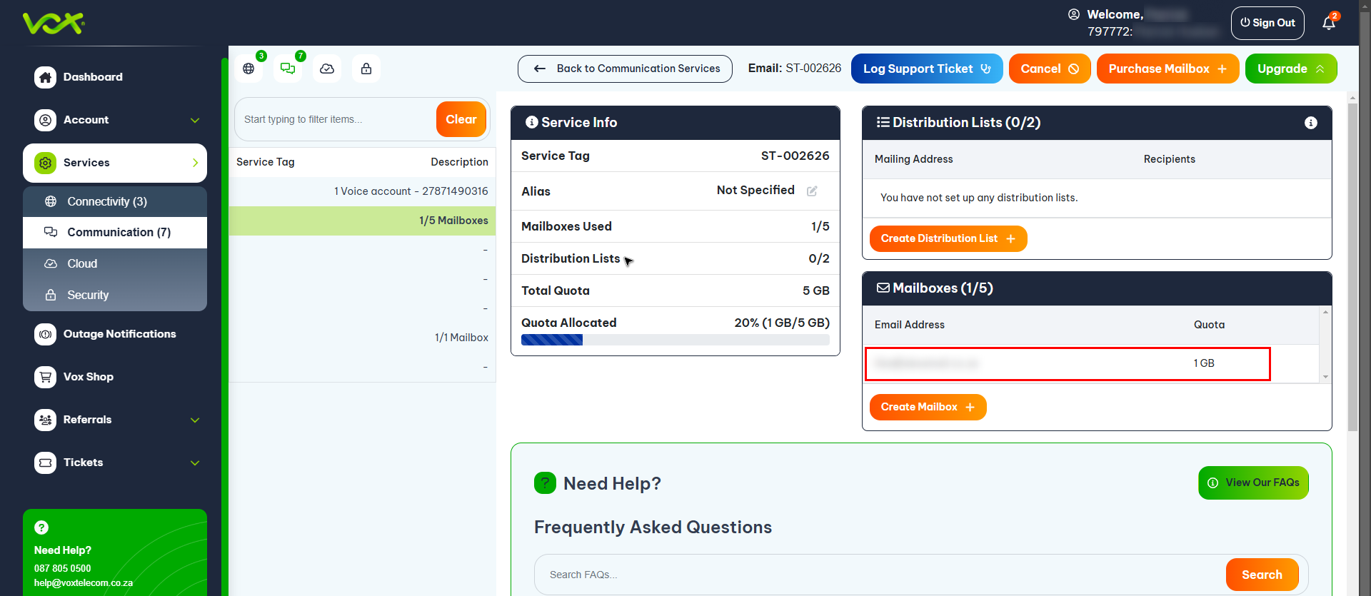 Select Email | Vox | How to Manage your Email Account