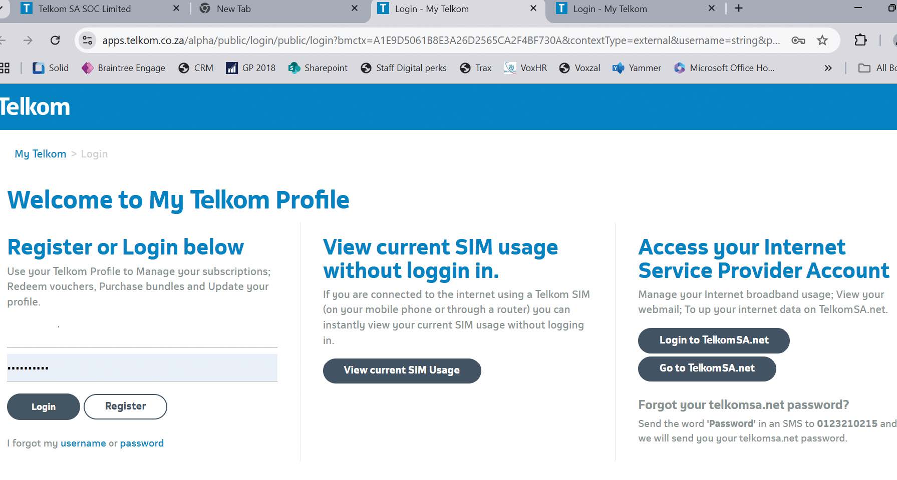 1 | Vox | Check your Telkom usage