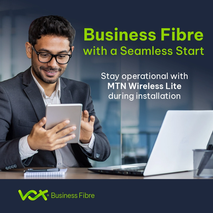 MTN Wireless FTTB Seamless Start Menu 3 | Vox | Fibre & Wireless