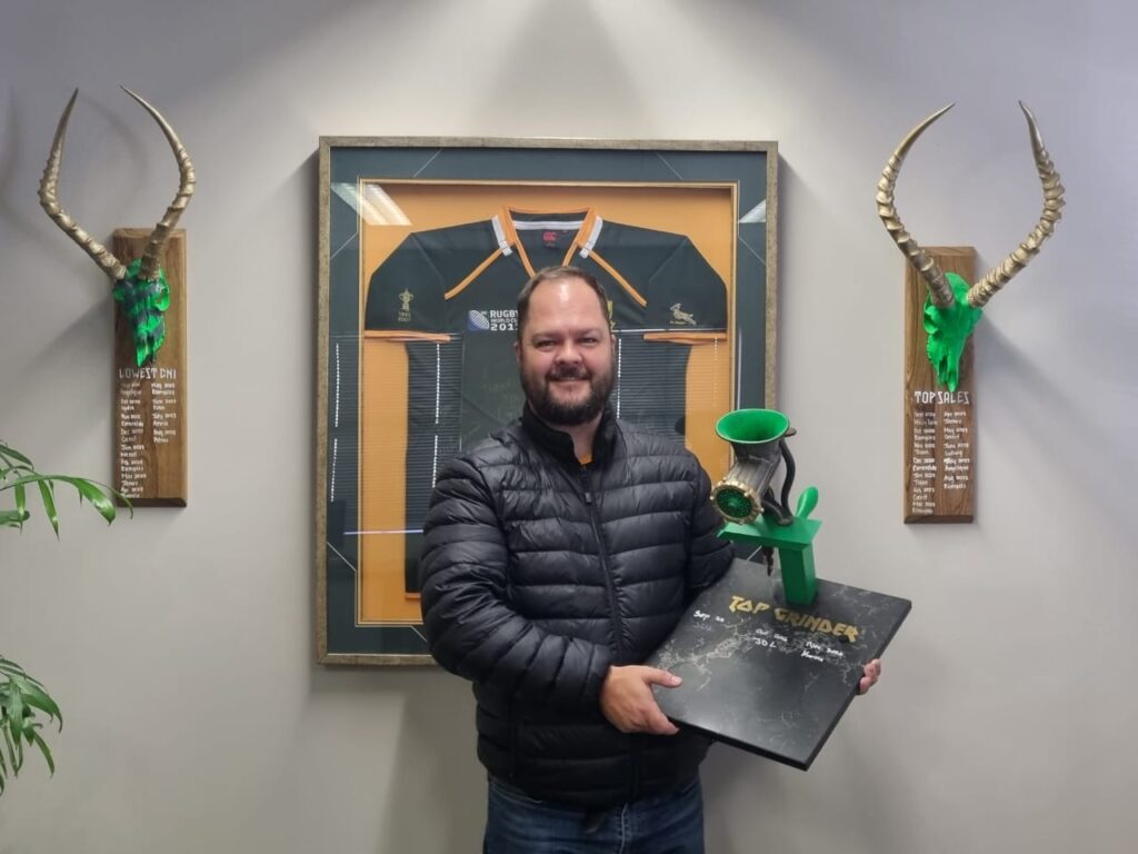 Adriaan B and trophies | Vox | Bringing the ‘Gees’ and Embracing New Challenges