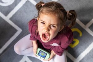 portrait little girl upset because game resized | Vox | Can Minecraft Help to ‘Craft’ Budding Engineers, Architects and Designers?