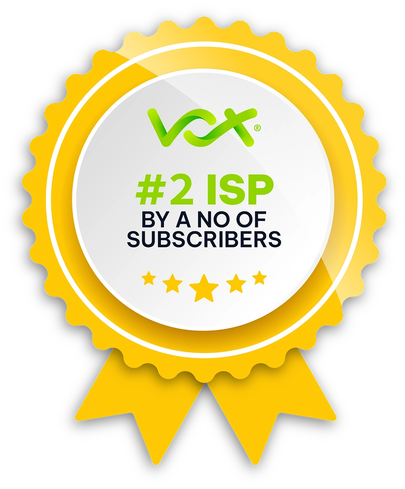 ISP Badge yellow | Vox | Home
