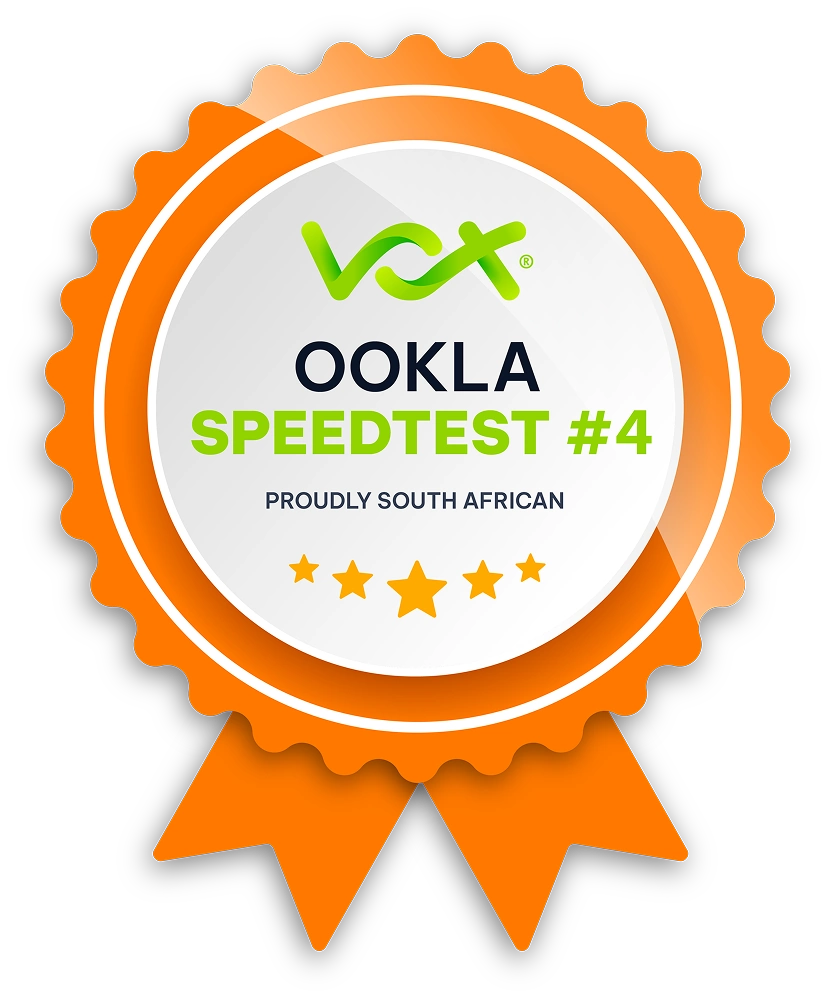 Ookla Badge orange | Vox | Home