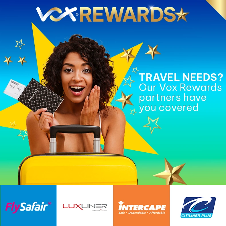 Website Travel Launch | Vox | Vox Rewards
