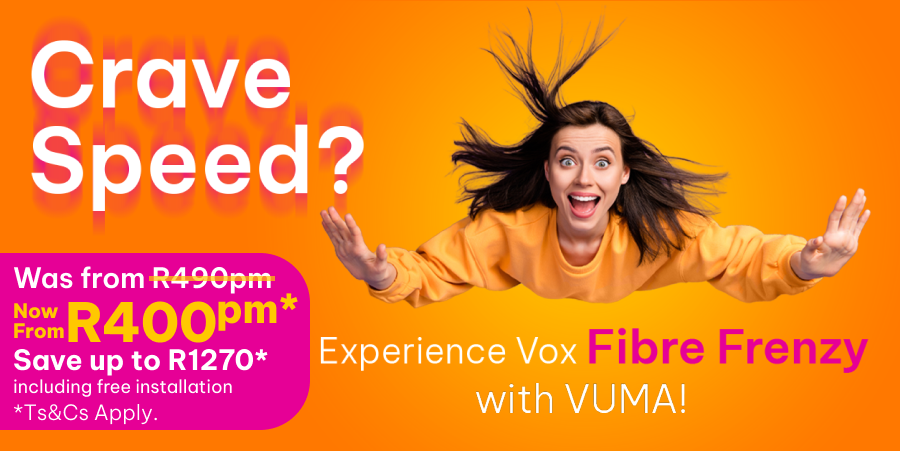 Vuma Promo Mobile Banner Vuma Promo Mobile Banner | Vox | Fibre to the Home - Vuma promo